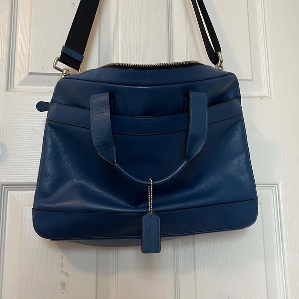 Coach leather briefcase